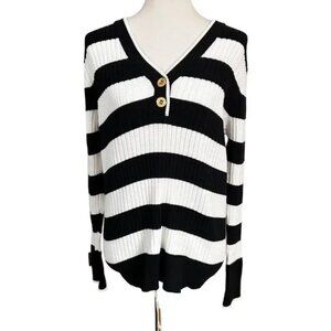 Vintage Ralph Lauren Striped V-Neck Sweater